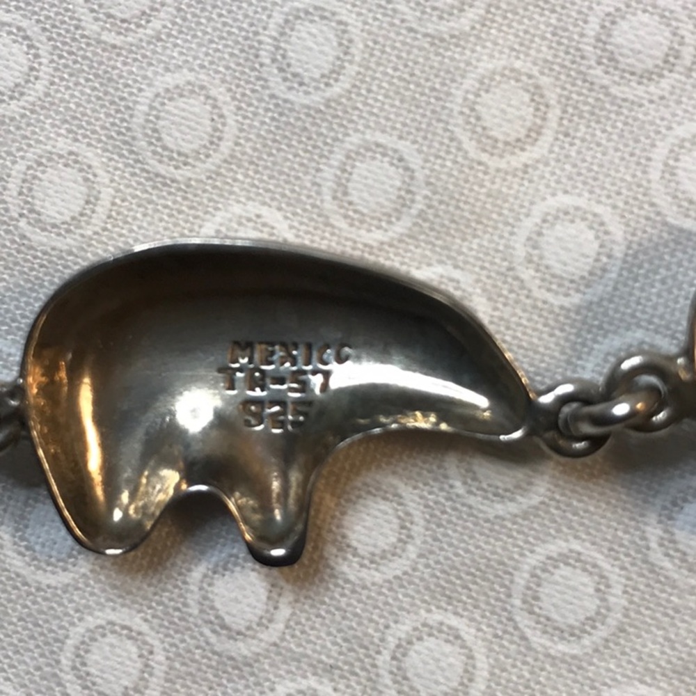 Sterling Silver Bear Bracelet - image 4